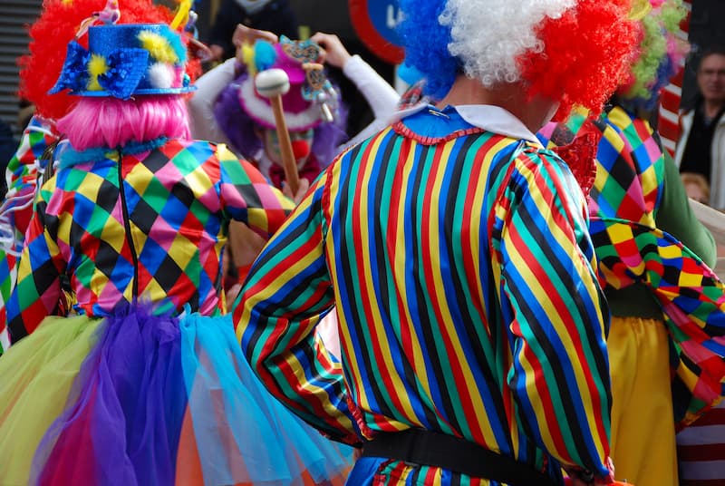 Clowns carnaval de cadix.