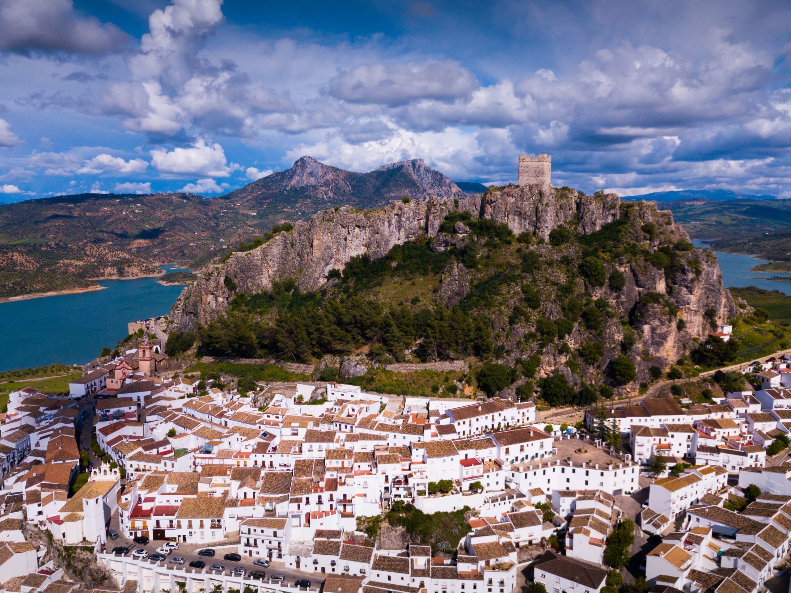 Vue du village blanc de Zahara de Sierra
